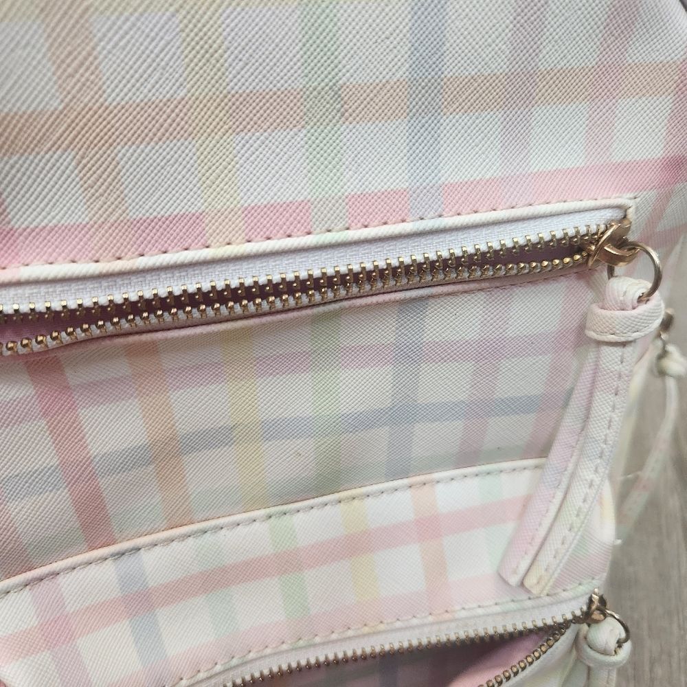 Multi-Color Under One Sky Women's Small Backpack Bag Zipper Pockets Strap Handle - Picture 7 of 13